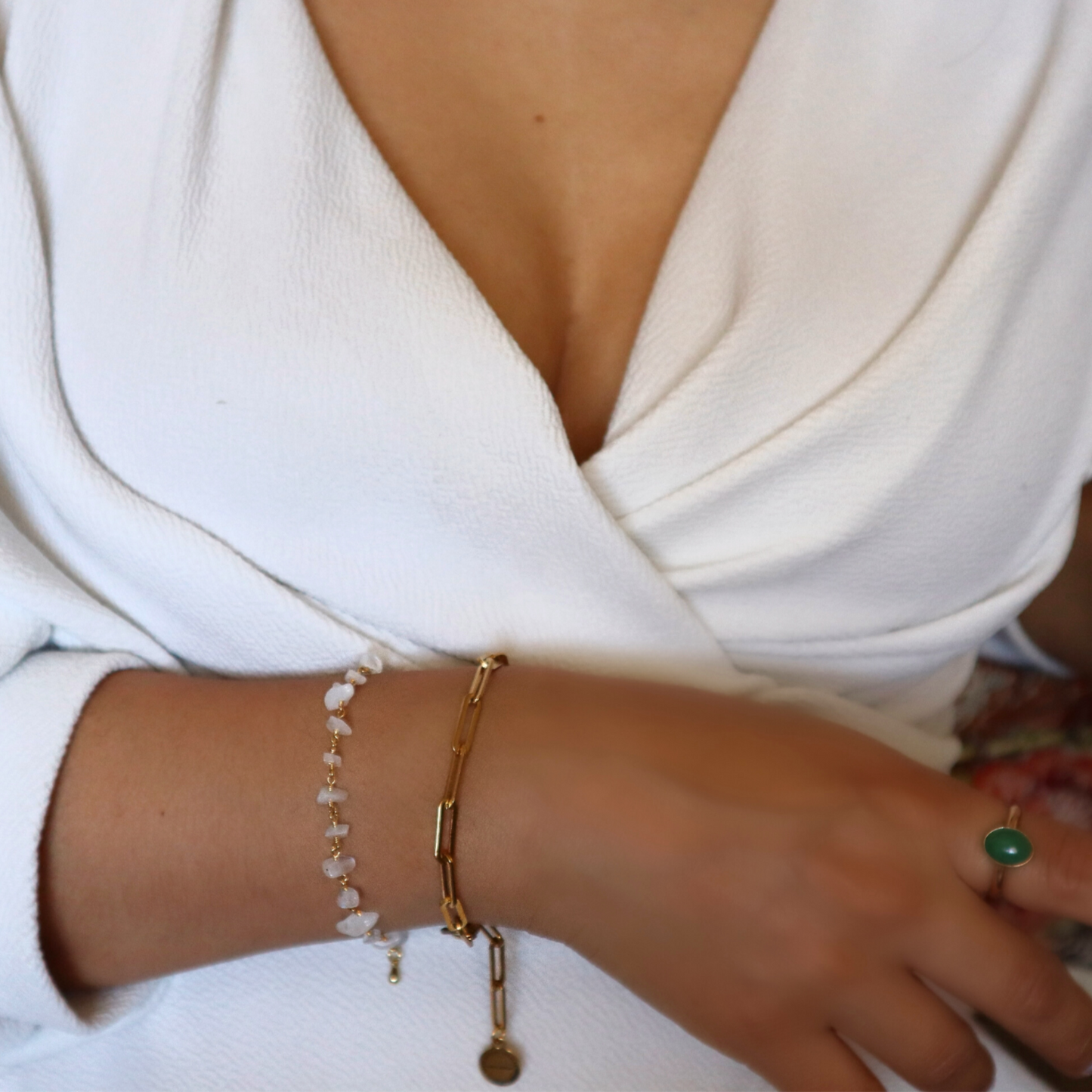 Persephone Paperclip Chain Bracelet
