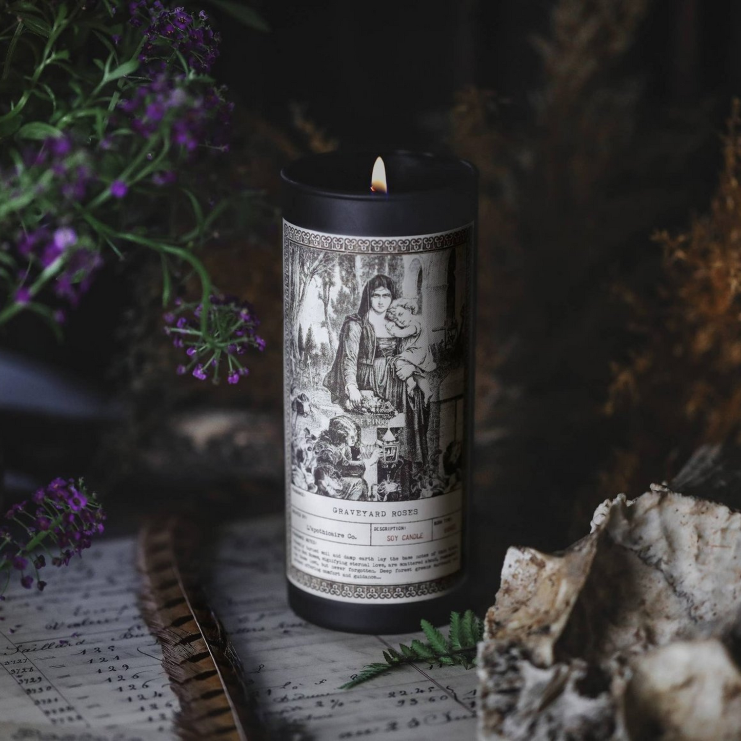 NOIR | Graveyard Roses | Ritual Soy Candle