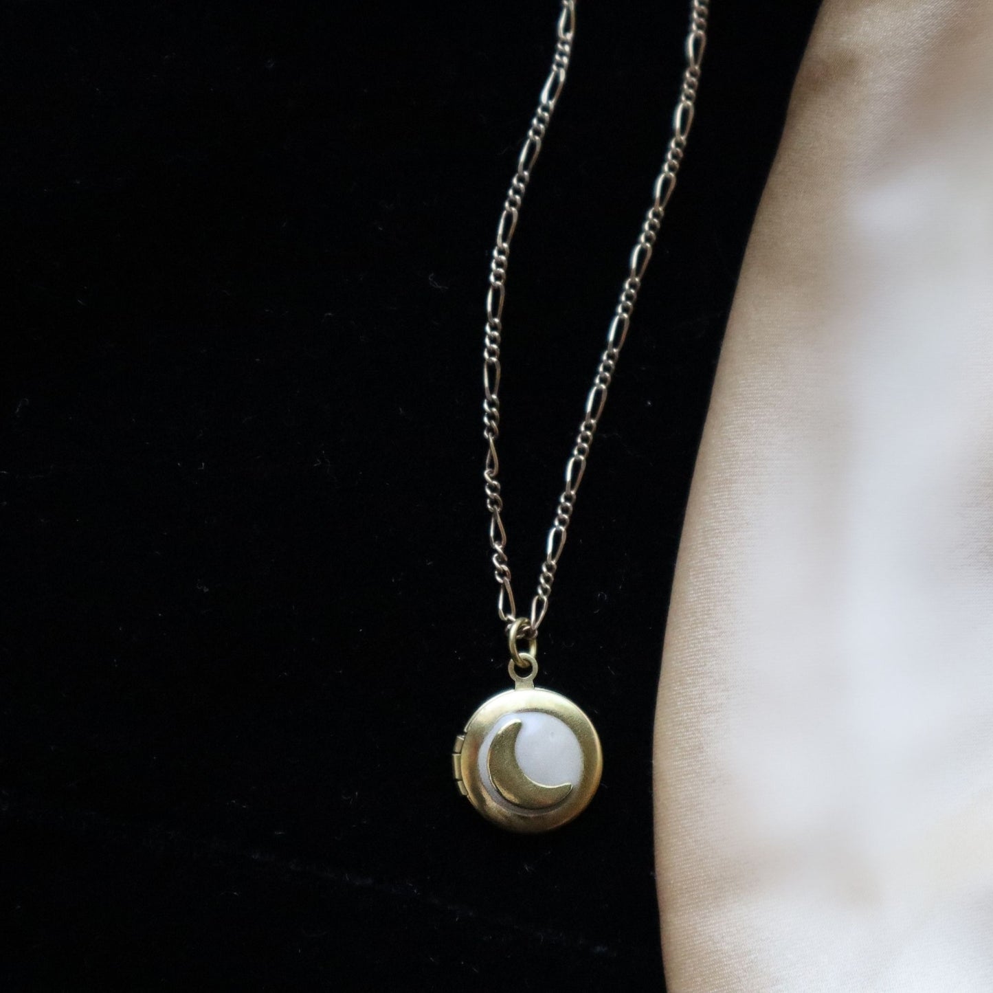 Yin & Yang Moon Locket BFF Necklace