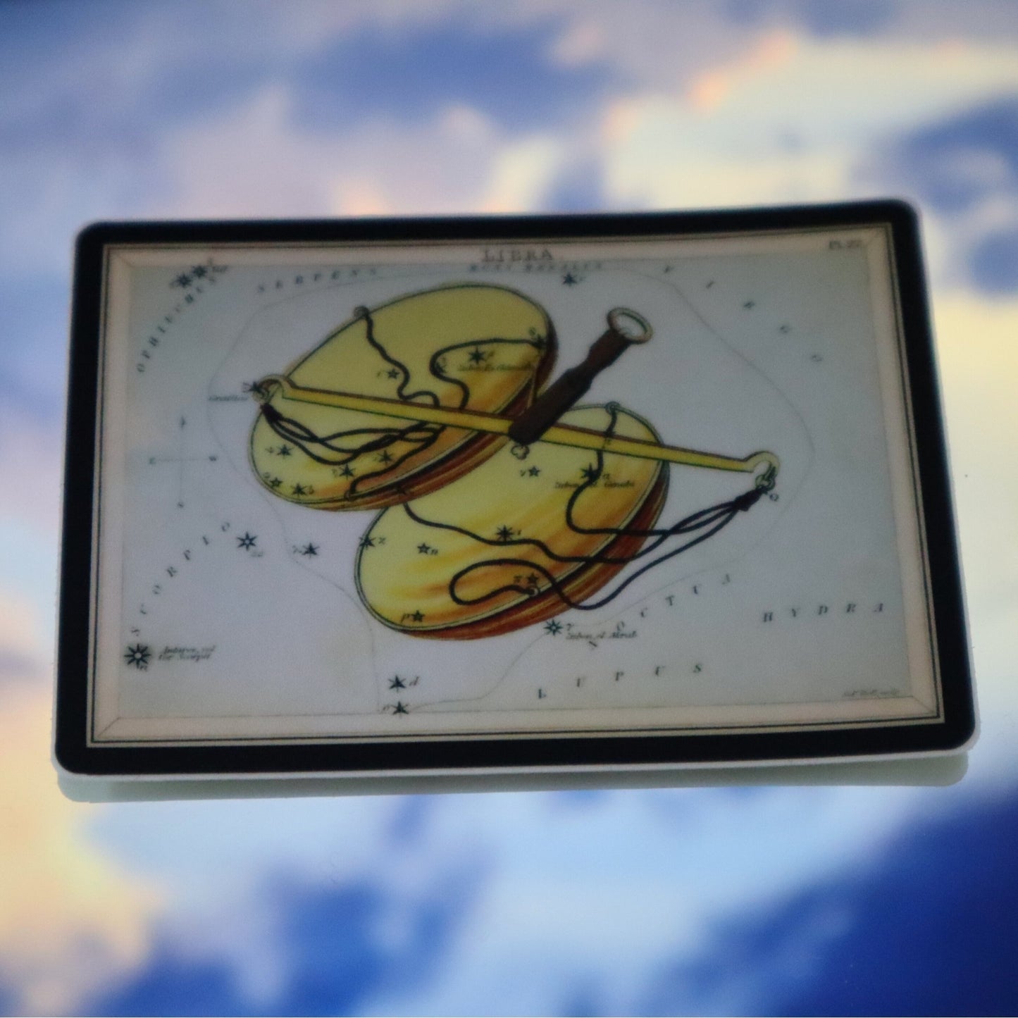 Libra Vintage Astrological Sign Sticker